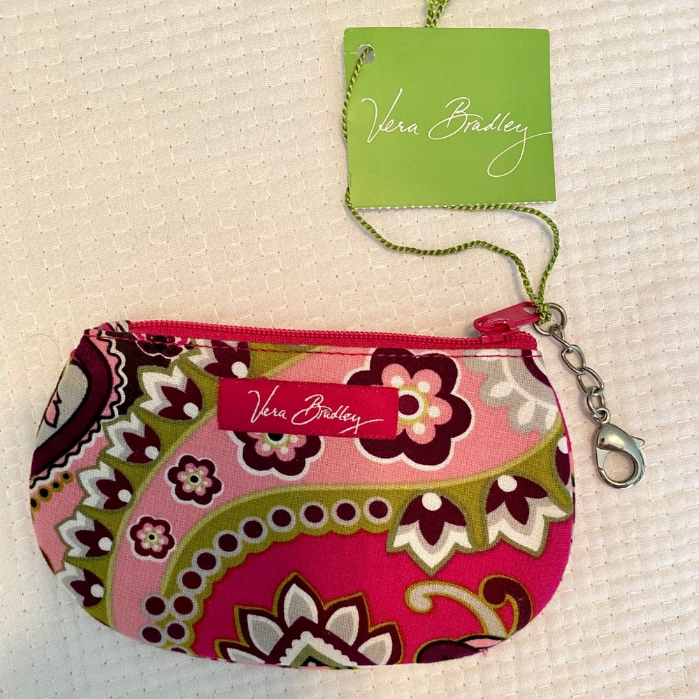 Vera Bradley Clip Zip ID Holder - NWT
